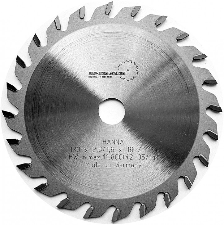 HM – Kreissägeblatt Hanna 130 x 16 Z= 24 WZ für Handkreissägen