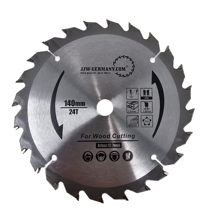 HM - Sägeblatt 140 x 2,6 x 12,7 Z= 24 WZ für Black & Decker o. Peugeot