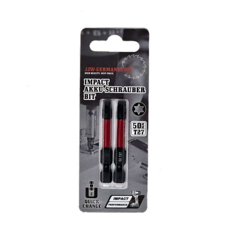 jjw-germany Impact Akkuschrauber Bits Torx T 27 x 50mm lang